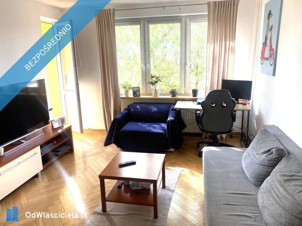 Słoneczna kawalerka przy метро Wierzbno – Mokotów - Zdjęcie 1/7
