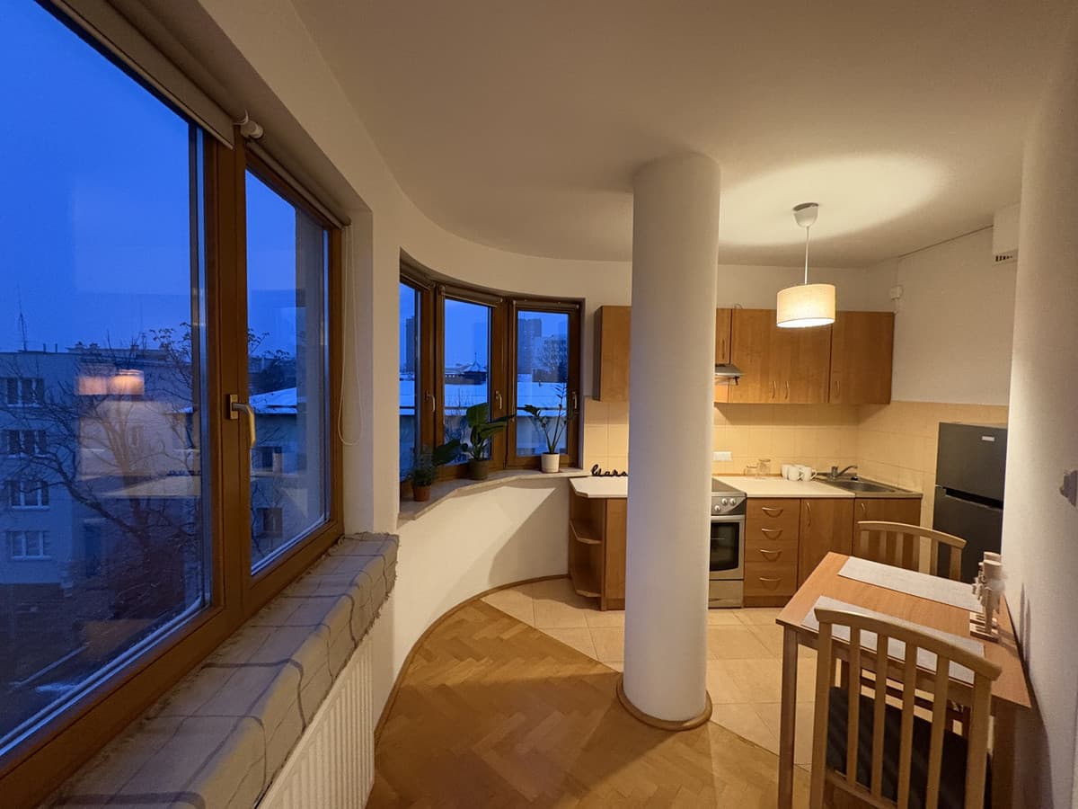 Przytulna kawalerka na Mokotowie, 5 min do metra Wierzbno - Zdjęcie 1/13