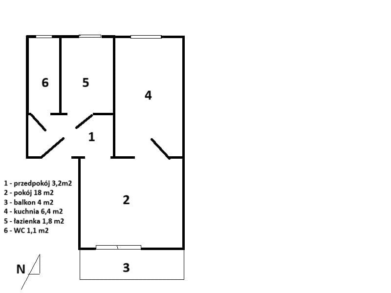 Mieszkanie 2-pokojowe w zielonym Wawrze - Zdjęcie 1/10