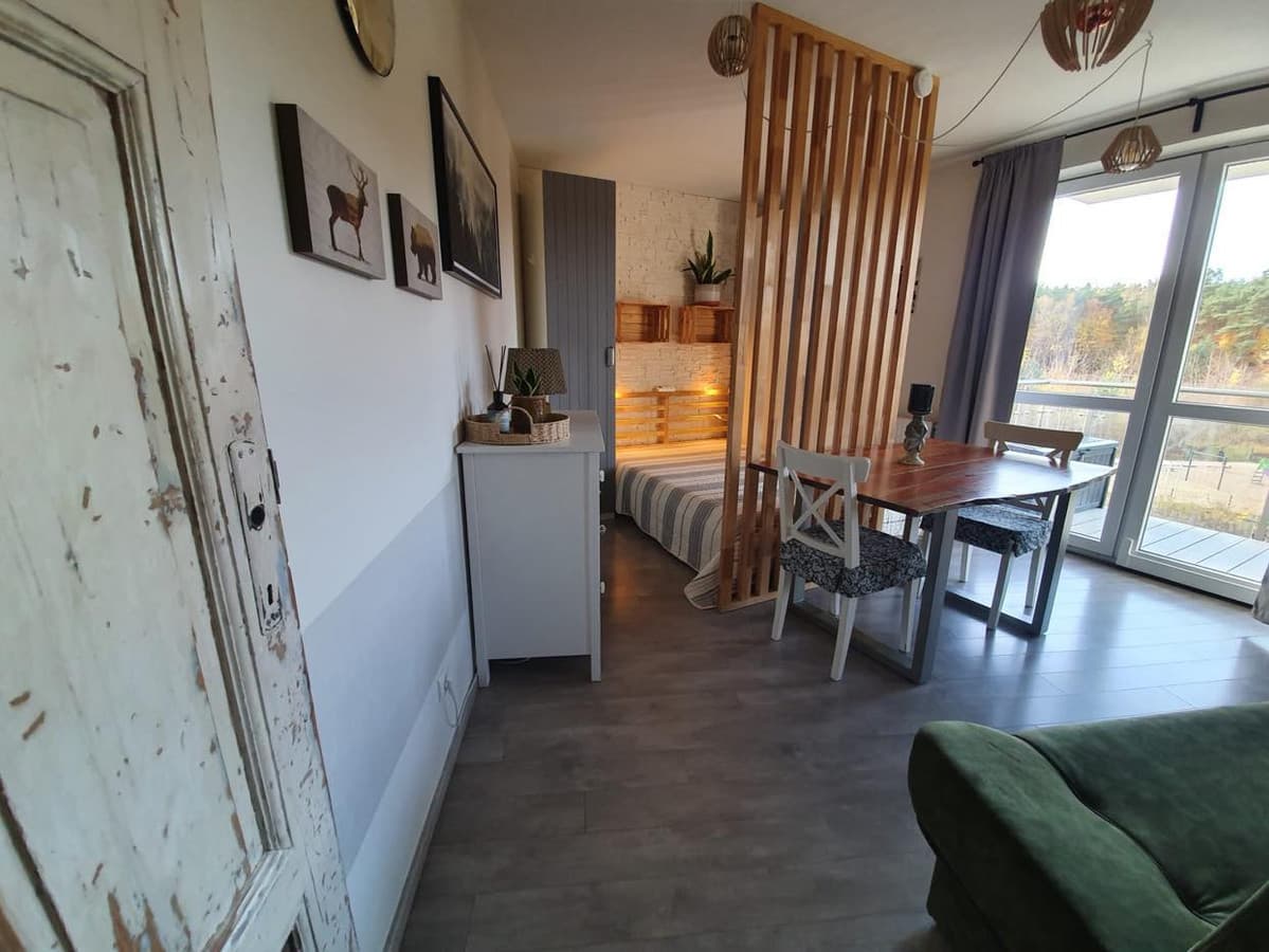 Nowoczesna kawalerka z balkonem, Piecki-Migowo - Zdjęcie 1/14