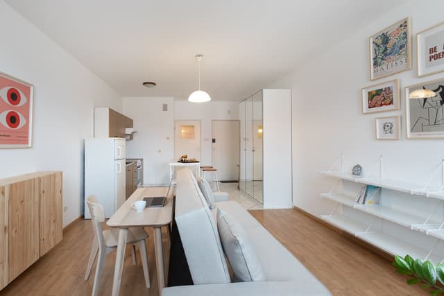 Stylowe studio po remontu przy Dworcu Głównym we Wrocławiu - Zdjęcie 4/8