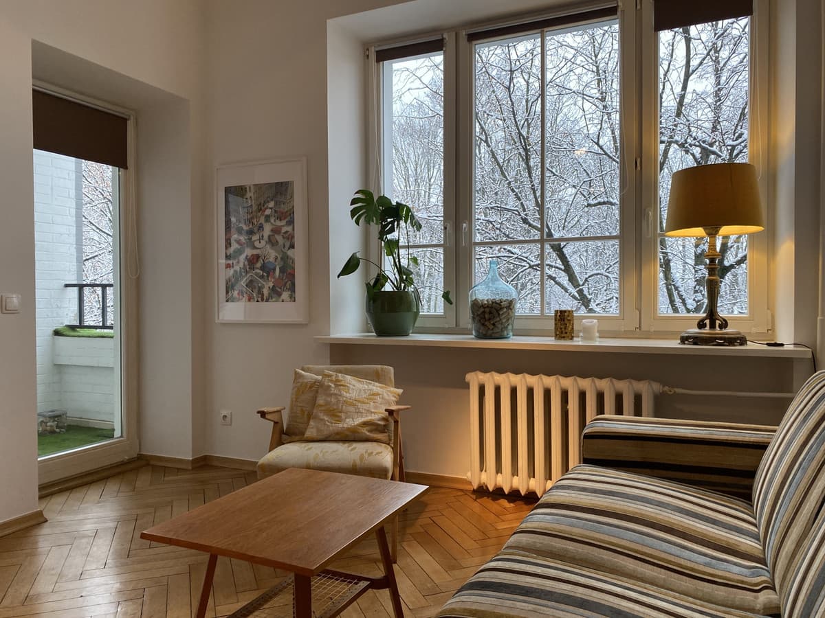 Urokliwa kawalerka z balkonem w sercu Starego Żoliborza - Zdjęcie 1/11