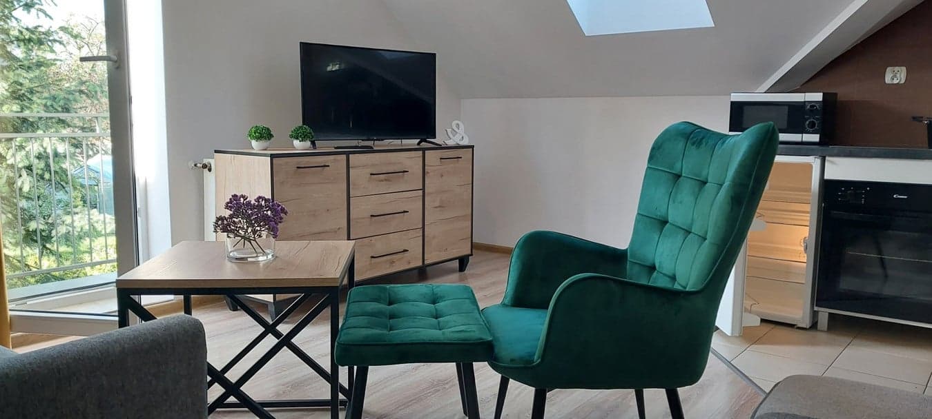 Nowoczesna kawalerka przy ul. Pełczyńskiej we Wrocławiu - Zdjęcie 1/7