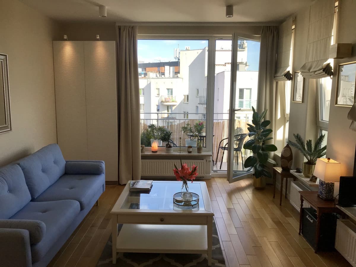 Funkcjonalne mieszkanie przy metrze, Bielany, balkon, cisza i zieleń - Zdjęcie 1/13