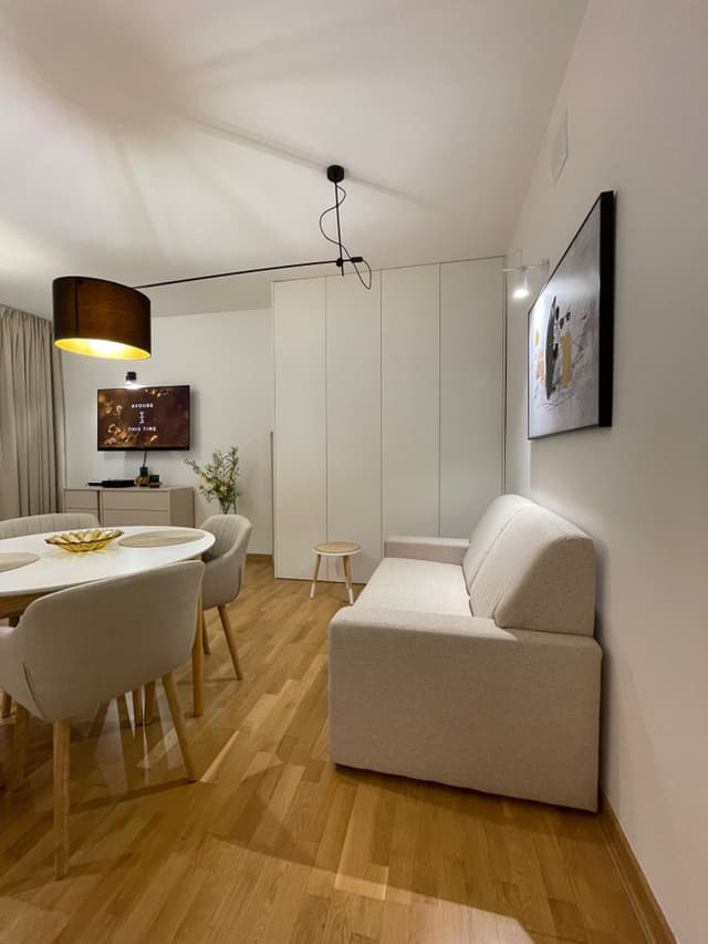 Przytulne 36m² z balkonem na Mokotowie, w pełni wyposażone - Zdjęcie 4/10