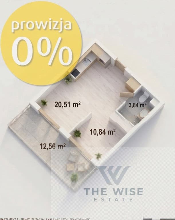 Nowoczesne mieszkanie z dużym tarasem na Wyspie Puckiej - Zdjęcie 2/3