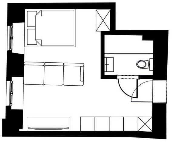 Przytulne studio po remoncie w centrum Łodzi - idealne na start! - Zdjęcie 2/7