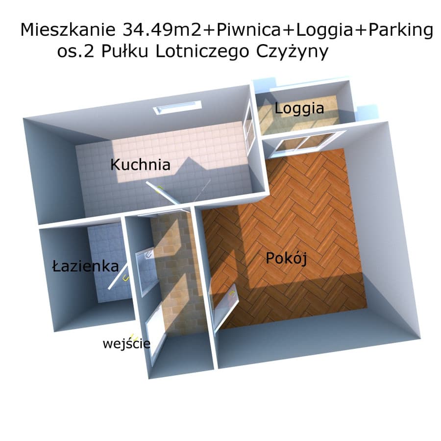 Jasne mieszkanie w spokojnej części Nowej Huty - Zdjęcie 1/10