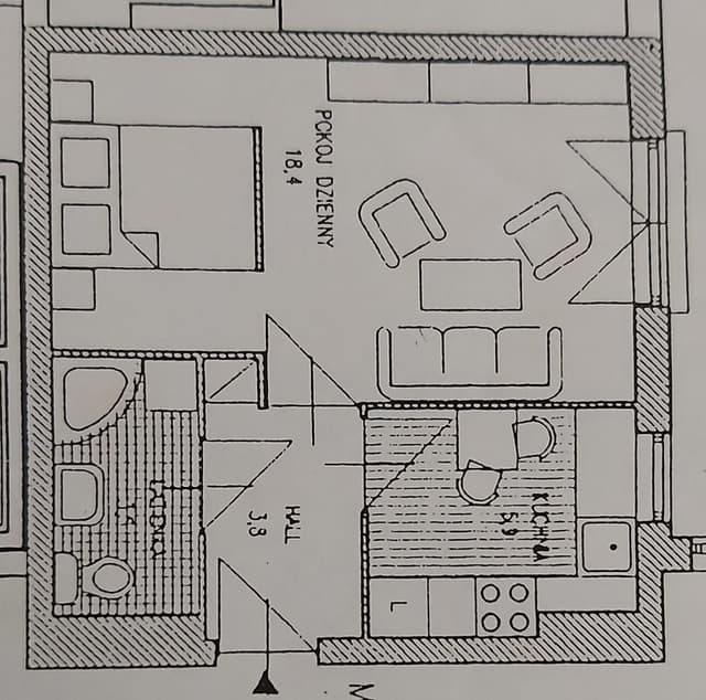 Ciche mieszkanie blisko metra Natolin na Ursynowie - Zdjęcie 4/6