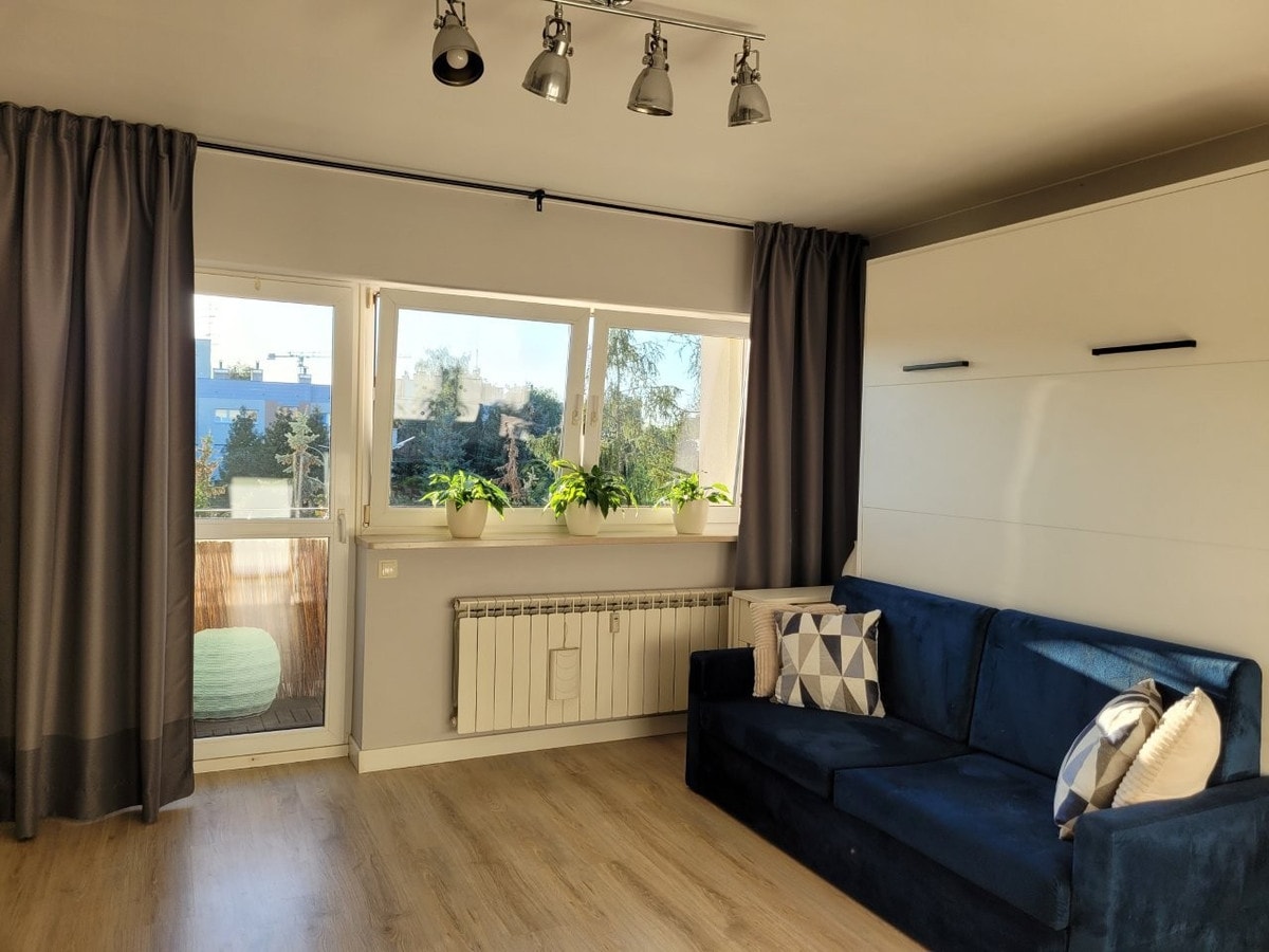 Przytulne mieszkanie na Mokotowie - idealne dla pary - Zdjęcie 1/9