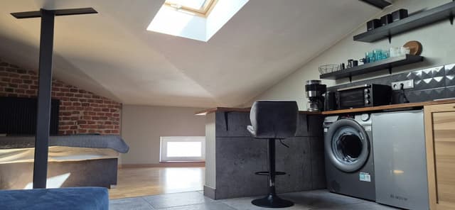 Stylowa, klimatyzowana kawalerka loft w centrum Łodzi - Zdjęcie 2/10