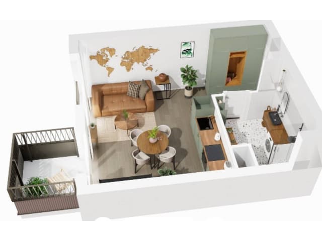 Nowoczesne mieszkanie w prestiżowych Jeżycach - Zdjęcie 4/7