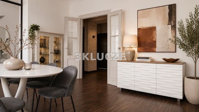 Ekskluzywny apartament przy Ogrodzie Saskim z 2 balkonami - Zdjęcie 2/20