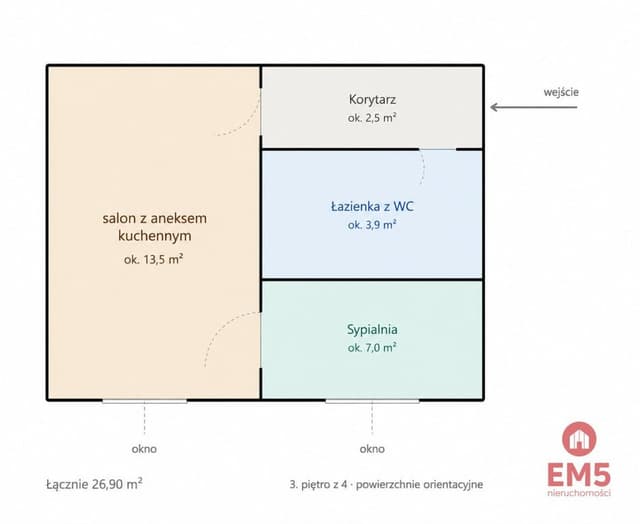 Funkcjonalne 2 pokoje na os. Antoniuk – idealne pod inwestycję - Zdjęcie 5/5