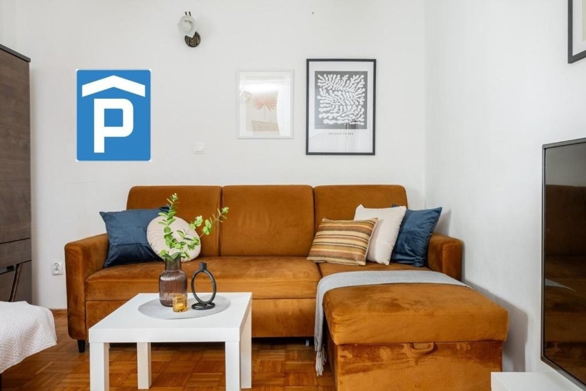 Cichy apartament w centrum Woli z балкоnem i ochroną - Zdjęcie 1/14